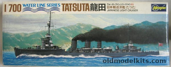 Hasegawa 1/700 IJN Tatsuta Light Cruiser - (Wake Island Invasion Force), WLC093 plastic model kit